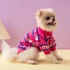 Vêtements de chien Pull de chat Sweet Teddy Tenue tricotée pour animal de compagnie Chiot Hiver Vêtements chauds Apperal Petit Moyen XS Chiens Chats