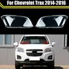 Bilstrålkastare för Chevrolet Trax 2014-2016 Auto Headlamp Lampshade Lampcover Head Lamp Light Cover Glass Lens Shell