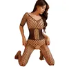 Calcetines de mujer Medias sexys Entrepierna abierta Catsuit Mallas Medias de malla Lencería Body erótico Ropa de dormir Peluches sin entrepierna Tallas grandes