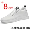 Dress Shoes Men Sneakers Elevator Shoes Hidden Heels Breathable Heightening Shoes For Men Increase Insole 6CM Sports Casual Height Shoes 48 230925