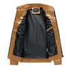 Jaquetas masculinas jaqueta de couro 2023 outono e inverno casual fino vintage motocicleta motociclista casaco masculino roupas design moda pu homens