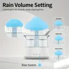 1pc Rain Cloud Humidifier with 7 Color Night Light and Essential Oil Diffuser - Perfect for Relaxation, Sleep, and Aromatherapy
