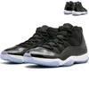 com caixa jumpman 11 Cheery mens mulheres sapatos de basquete 11s retro Midnight Navy Cool Grey Low Bred Concord Legend Azul Metálico Prata Homens Treinadores Sapatilhas