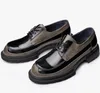 Echte Sleber Designer Leder Herren atmungsaktive Schuhe für Männer Designer Kleider tragen Schnürmodusflats runde Zehen Männer Komfort Schuh 5 Comt