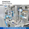 ZONESUN Automatic Rotary Vacuum Packaging Machine Vacuum Seal Bags Foodsaver Meat Snacks Beef Jerky Packing Equipment ZS-VPM16