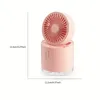 BD-D27 2nd Generation Foldable Humidifier Fan, Indoor And Outdoor Portable Small Fan Humidifier, Car Humidifier