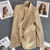 Luxus Schwarz Blazer Frauen Langarm Top Frühling Herbst Mantel Plus Größe Büro Frauen Koreanische Mode Billig Großhandel Slim Fit neue