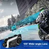 Walkie Talkie Fodsports FX30C Pro 오토바이 인터콤 오토바이 헬멧 헤드셋 2 라이더 Bluetooth 1080p 카메라 HD WiFi 인터 폰 HKD230925