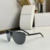 Personalisiertes Design, hochwertige Herren-Pilotensonnenbrille SPR69, übergroße, wellenförmige, kreative Spiegelbeine, verflochten mit Natriumsilikatfaser und Metall