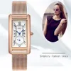 Chenxi Women Watches Luxury Square Rose Gold Siats Pass Ladies Watch Fashion Quartz dla bransoletki276k