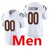 Maillots de football Joe Burrow 5 Tee Higgins 1 JaMarr Chase Uniformes de football 94 Sam Hubbard 29 Cam Taylor-Britt 83 Tyler Boyd 28 Joe Mixon 2 Evan McPherson 7 Boomer Esiason