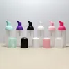 60 ml 2oz Frosted Foam Dispenser Bottle Plastic Refillable Mini Foaming Soap Dispenser Pump flaskor