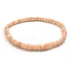 MG0110 Hela AAA -klass Sunstone -armband 4 mm Mini Gemstone Jewelry Natural Crystals Energy Balance Armband för Women187W