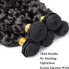 Cabelo Bulks Onda de Água Pacotes 12A Brasileiro Humano Weave 1/3/4 PCS Profundo Kinky Curly 100g / PC Natural 230923