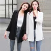 Abiti da donna Moda Primavera Autunno Donna Cardigan Blazer Office Lady Senza fibbia Giacca Cappotto Casual Ragazza Regalo per feste