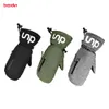 Ski Gloves ski gloves with zipper waterproof oxford warming skiing pocket 230925