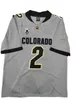 Nouvelle légende 2 Shedeur Sanders maillots personnalisés S-6XL NCAA Football Colorado Buffaloes homme femme jeunesse Shedeur Sanders dévoilé maillot Stitch Pac 12 Patch 1924-2023 enfants