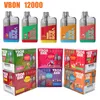 VBON 12K 12000 puffs Electronic Cigarettes Disposable E-cigarette vape Pen Device Rechargable Battery Prefilled Vape