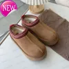 Dames Tazz Slippers Tasman Bont Slides Klassieke Ultra Mini Platform Boot Slip-on Les Petites Suede Wolmix Comfort Winter Designerh