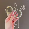 Hair Accessories Shiny Angel Wing Animal Ears Clip Elegant Tassel Pearl Hairpins Ponytail Bun Headband For Women Girl Accessorie