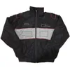 Chaqueta de traje de carreras F1 para hombre, chaqueta de algodón informal universitaria de Fórmula 1, chaqueta bordada Vintage para motociclismo, 2023