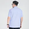 Camisas casuais masculinas roupas masculinas 2023 plus size 10xl camisa de manga curta estilo chinês tang terno solto uniforme tradicional masculino