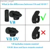 Walkie Talkie Xinowy V8 1200M Bluetooth Motorcykelhjälm HEADSET INTERCOM 5 Riders Full Duplex Interphone Telecontrol Remote Control FM Radio HKD230925