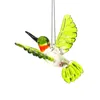 Objets décoratifs Figurines Murano Verre Colibri Figurine Pendentif À La Main Mignon Oiseau Petite Statue Ornement Maison Extérieure 230925