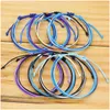 Bracelets de charme 10pcs fil de cire imperméable tressé femmes hommes à la main multicolore boho bracelet amitié yoga bijoux