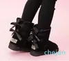 Genuine Leather Ankle Winter Boots For Kids Baby Shoes warm ski toddler boot for baby Fashion