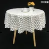 Table Cloth Small Round Table Cloth Pvc Waterproof Oil-proof Round Tablecloth Household Modern Simple Coffee Table Cloth 230925