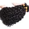 Cabelo Bulks Onda de Água Pacotes 12A Brasileiro Humano Weave 1/3/4 PCS Profundo Kinky Curly 100g / PC Natural 230923