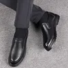Handgefertigte Schuhe aus echtem Leder für Herren, lässige weiche Gummi-Loafer, Business-Kleiderschuhe, lässig, Plus Samt, Frühling und Herbst, luxuriös, 230925