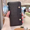 Fashion Designer Wallets Phone Cases for iphone 15 15Pro 15plus 14 14pro 14plus 13 12 11 pro max Embossed Lychee Leather Card Holder Pocket Luxury Cellphone Cover