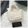 Sac à main matelassé à bulles pour femmes coréennes, sac de Shopping décontracté, Style paresseux, fourre-tout Portable, sac de rangement de collations, sacs suspendus pour poussette de bébé