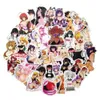 Car Stickers Waterproof Sticker 50/100Pcs Anime Waifu Y Girl Pinup Bunny Hentai Vinyl Decals For Luggage Laptop Cup Adult Otaku Graffi Dhgka