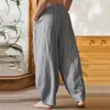 Erkekler Pantolon Sonbahar Pamuklu Keten Sokak Spor Pantolonları Harajuku Tarzı UNISEX SWERPANTS