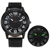 Relojes de pulsera Moda Casual Redondo Relojes de cuarzo para hombres Negocios Impermeable Hombres Hombres Mecánicos Automáticos