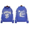 Mode mens designer män hoodies pullover hög kvalitet helvete blå yoga hoodios trycker långärmad gata hiphop kläder