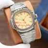 5 Colors Wristwatches Size 40 mm 5711 1A Stainless Steel 324 Automatic Mechanical Transparent Mens Watch Watches3120