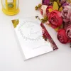 Other Event Party Supplies Different Styles Custom Wedding Signature Guest Book Personalized Gold/Silver Mirror Cover Empty White Blank Pages Party Decor 230926