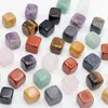 Irregular Carved Cube Sugar Shape Ornaments Rough Polished Gems Natural Stone Plant Decoration Hand Handle Pieces DIY Jewelry Accessories