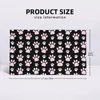 Towel Pretty Pattern Of Pink Paws Cotton Cute Animal Dog Lover Bathroom Shower Sports Yoga Towels
