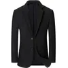 Men's Wool Men Blends Coats Autumn Winter Blazer Jackets Mens Suit Business Woolen Casual Trench Coat Male