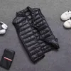 Gilet da uomo Gilet da uomo Giubbotto caldo senza maniche Cappotto invernale con cerniera Autunno Colletto alla coreana Gilet casual Abbigliamento di marca Taglie forti 5XL