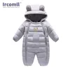 Mamelucos Ircomll Baby Boy Ropa Born Overalls Mono Infantil Grueso Cálido Traje de nieve Niños Ropa de niño Ropa para niños 230925