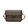 Lady Evening Bags Women's Thousand Bird Checker Crossbody Versatile Fashion Small Square Bag 230828