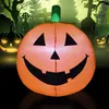 Party Decoration 3 Foot Halloween Inflatable Smiling Pumpkin with Built-in LED Light Outdoor Indoor Holiday Decorations Toys T230926