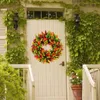 Декоративные цветы, красочный летний венок на переднюю стену, цветной кулон, имитация двери, весна и декоративные формы