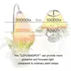 JCBritw Lampe de culture LED de bureau sur support pour plantes d'intérieur, lumière de croissance au sol, variable avec fonction minuterie, couleur commutable, complète YQ230926